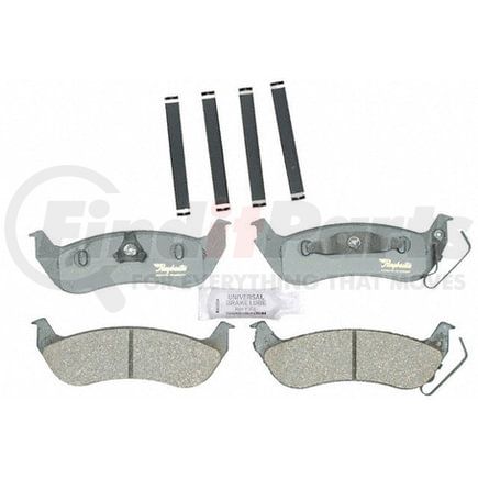 ATD932C by RAYBESTOS - Brake Parts Inc Raybestos AT Overstock Ceramic Disc Brake Pad Set