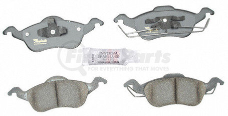 ATD816C by RAYBESTOS - Brake Parts Inc Raybestos AT Overstock Ceramic Disc Brake Pad Set