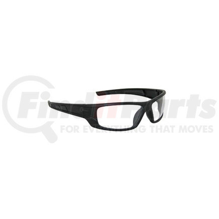 5510-01 by SAS SAFETY CORP - Black Frame VX9™ Safety Glasses with Clear Lens