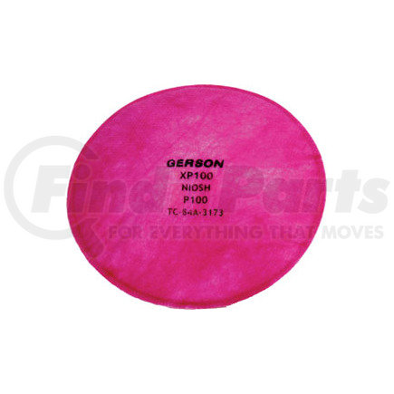 XP100 by GERSON - P100 Particulate Filter Pancake Disc, 2-Pack