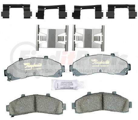 ATD652C by RAYBESTOS - Brake Parts Inc Raybestos AT Overstock Ceramic Disc Brake Pad Set