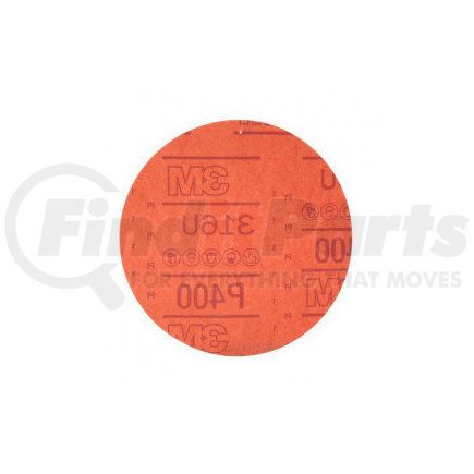 01218 by 3M - Hookit™ Red Abrasive Disc, 6 in, P400, 50 discs per carton, 6 cartons per case