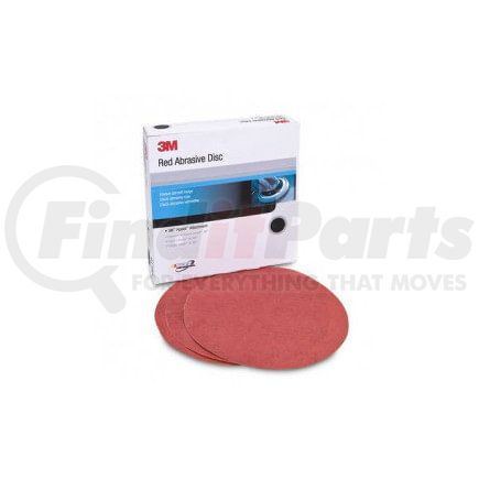 01189 by 3M - Hookit™ Red Abrasive Disc, 6 in, P600, 50 discs per carton, 6 cartons per case