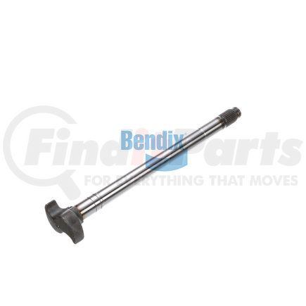 17-481 by BENDIX - Air Brake Camshaft - Left Hand, Counterclockwise Rotation, For Spicer® Brakes with Standard "S" Head Style, 20-3/8 in. Length