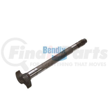 17-627 by BENDIX - Air Brake Camshaft - Left Hand, Counterclockwise Rotation, For Rockwell® Brakes with Standard "S" Head Style, 17-3/8 in. Length