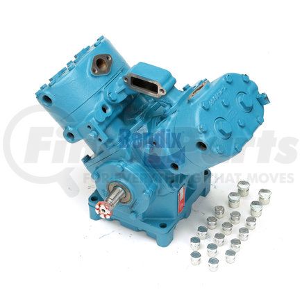 229990R by BENDIX - Tu-Flo® 1000 Air Brake Compressor - Remanufactured, Engine Driven, Air/ Water Cooling