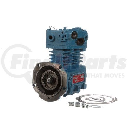 109647 by BENDIX - Tu-Flo® 550 Air Brake Compressor - Remanufactured, Side Mount, Engine Driven, Water Cooling, For Detroit Diesel Engines