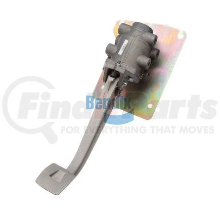 282410 by BENDIX - E-7™ Dual Circuit Foot Brake Valve - New, Bulkhead Mounted, with Suspended Pedal