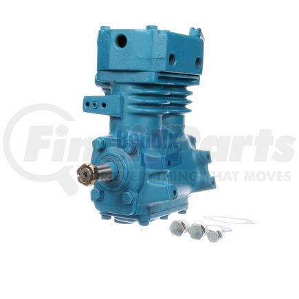 286565 by BENDIX - Tu-Flo® 501 Air Brake Compressor - Remanufactured, Base Mount, Engine Driven, Air Cooling