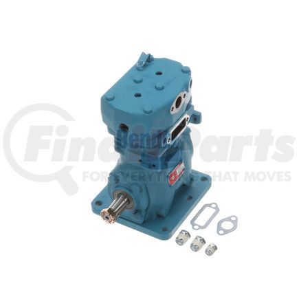 286585 by BENDIX - Tu-Flo® 501 Air Brake Compressor - Remanufactured, Base Mount, Engine Driven, Air Cooling