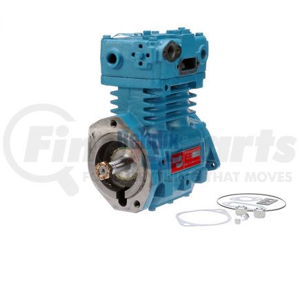 5004613 by BENDIX - Tu-Flo® 550 Air Brake Compressor - Remanufactured, Flange Mount, Engine Driven, Water Cooling, Without Clutch, For Caterpillar Applications