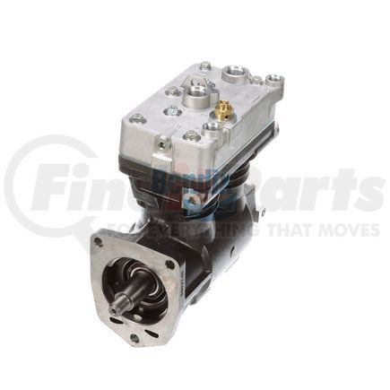 5007085 by BENDIX - DuraFlo 596™ Air Brake Compressor - Remanufactured, Engine Driven, Air Cooling, 3.465 in. Bore Diameter