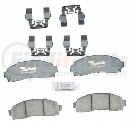ATD833C by RAYBESTOS - Brake Parts Inc Raybestos AT Overstock Ceramic Disc Brake Pad Set