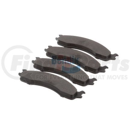 E10706550 by BENDIX - Formula Blue™ Hydraulic Brake Pads - Semi-Metallic, Without Shims