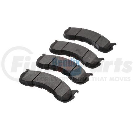 E10707860 by BENDIX - Formula Blue™ Hydraulic Brake Pads - Semi-Metallic, Without Shims