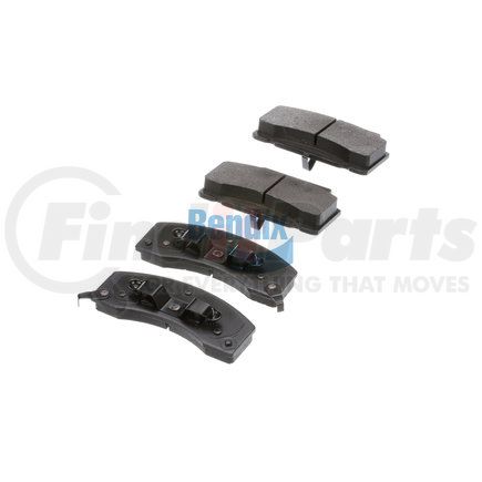 E10904590 by BENDIX - Formula Blue™ Hydraulic Brake Pads - Premium Semi-Metallic, With Shims