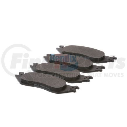 E10910450 by BENDIX - Formula Blue™ Hydraulic Brake Pads - Premium Semi-Metallic, With Shims