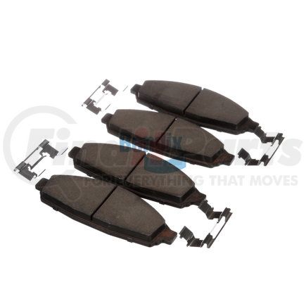 E30509312 by BENDIX - Disc Brake Pad Set - with Shims