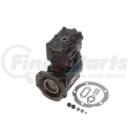 EL16050X by BENDIX - Midland Air Brake Compressor - Remanufactured, 4-Hole Flange Mount, Gear Driven, Water Cooling