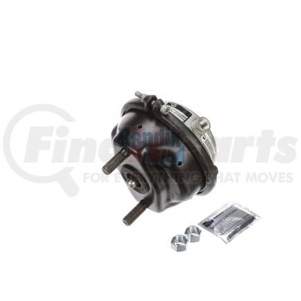 K045949 by BENDIX - Air Brake Chamber - T22, M16 x 1.5-6g Stud, 15mm Push Rod Length, 225° Clamp Angle