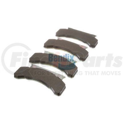 E11102240 by BENDIX - Formula Blue™ Hydraulic Brake Pads - Heavy Duty Extended Wear, With Shims, Front or Rear, 7141-D224, 7807-D224 FMSI