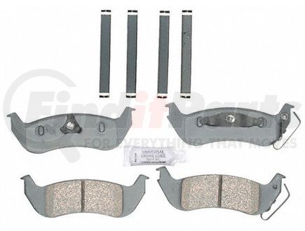 ATD1040AC by RAYBESTOS - Brake Parts Inc Raybestos AT Overstock Ceramic Disc Brake Pad Set