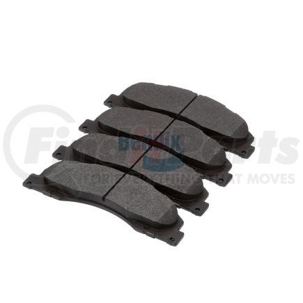 E11113280 by BENDIX - Formula Blue™ Hydraulic Brake Pads - Heavy Duty Extended Wear, With Shims, Front, 8440-D1328 FMSI