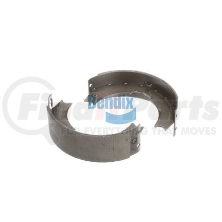 E11608420 by BENDIX - Formula Blue™ New Bonded Brake Shoes - 1303A-S842 (FMSI), Parking Brake Shoe