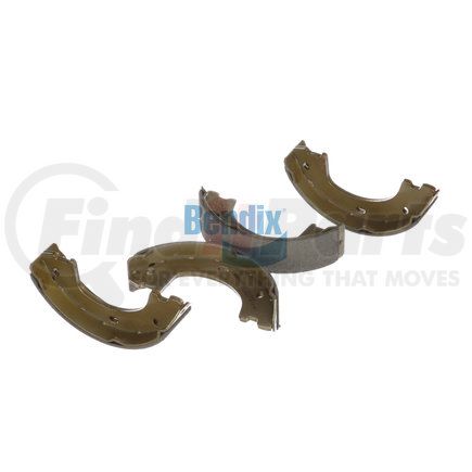 E11609400 by BENDIX - Formula Blue™ New Bonded Brake Shoes - 1632-S940 (FMSI), Parking Brake Shoe