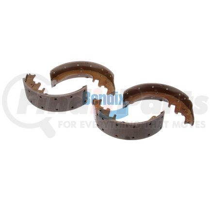 E11704520 by BENDIX - Formula Blue™ HD Riveted Brake Shoes - Rear, 2157T-418 (FMSI), 13 in. x 3-1/2 in. Brake Drum Diameter