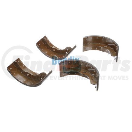 E11707920 by BENDIX - Formula Blue™ HD Riveted Brake Shoes - Rear, 1534-S792 (FMSI), 311.2 mm x 121.9 mm Brake Drum Diameter