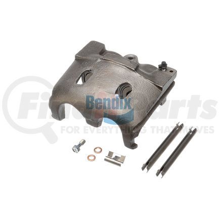 E14670020 by BENDIX - Formula Blue™ Disc Brake Caliper - Remanufactured, Semi-Loaded, Rear, Right