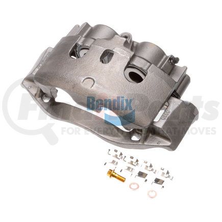 E14671541 by BENDIX - Formula Blue™ Disc Brake Caliper - Remanufactured, Exchange Caliper, Semi-Loaded