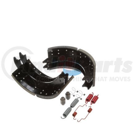 K098128 by BENDIX - Drum Brake Shoe and Lining Kit - 18.143 Kilogram