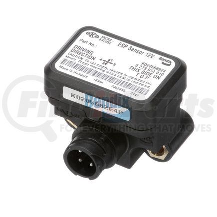 K048055 by BENDIX - Yaw Rate Sensor - M10 x 1.5-6H, DIN 72585 4-Way Bayonet, 7-18V, IPX6K/IPX9K