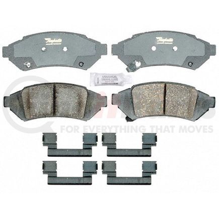 Raybestos ATD1000C Disc Brake Pad Set Brake Parts Inc Raybestos AT Overstock Ceramic Disc Brake Pad Set