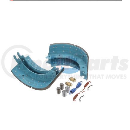 KT4711QBA232R by BENDIX - Drum Brake Shoe Kit - Relined, 16-1/2 in. x 8-5/8 in., With Hardware, For Rockwell / Meritor "Q" Brakes