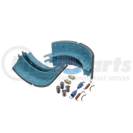 KT4711QBA233 by BENDIX - Drum Brake Shoe Kit - Relined, 16-1/2 in. x 8-5/8 in., With Hardware, For Rockwell / Meritor "Q" Brakes