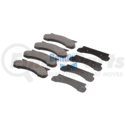 MKD120FM by BENDIX - Disc Brake Pad Set - with Shims