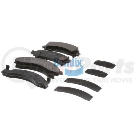 MKD149FM by BENDIX - Disc Brake Pad Set - with Shims