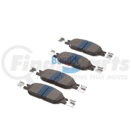 MKD803 by BENDIX - Disc Brake Pad Set - Semi Metallic