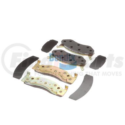 MKD86 by BENDIX - Disc Brake Pad Set - Semi Metallic