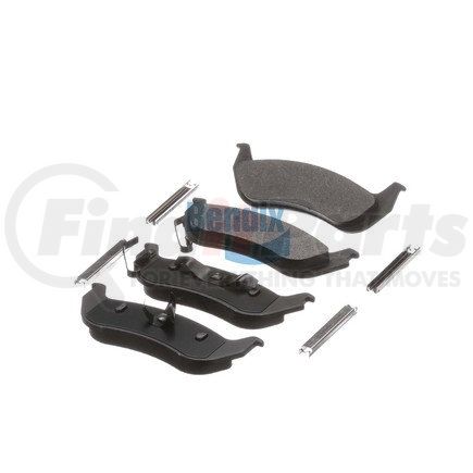 MKD932 by BENDIX - Disc Brake Pad Set - Semi Metallic