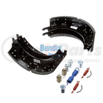 SB4707QBA231 by BENDIX - Drum Brake Shoe Kit - New, 16-1/2 in. x 7 in., With Hardware, For Rockwell / Meritor "Q" Brakes