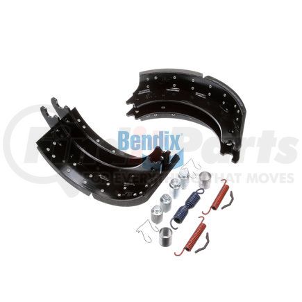 SB4707QBA233BUS by BENDIX - Drum Brake Shoe Kit - New, 16-1/2 in. x 7 in., With Hardware, For Rockwell / Meritor "Q" Brakes