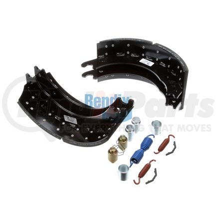 SB4515QBA230 by BENDIX - Drum Brake Shoe Kit - New, 16-1/2 in. x 7 in., With Hardware, For Bendix® FC / Rockwell / Meritor "Q" Brakes