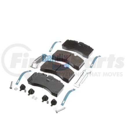 K129276 by BENDIX - ADB22X® Brake Pad Kit - with Shims