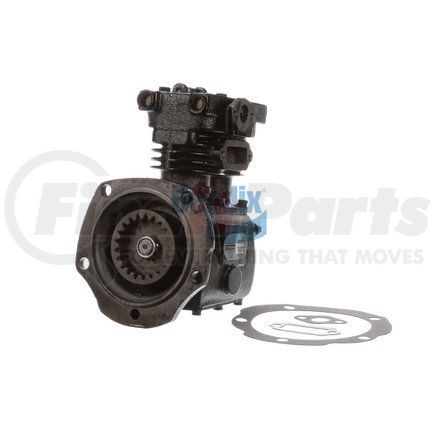 KN7060X by BENDIX - Midland Air Brake Compressor - Remanufactured, 4-Hole Flange Mount, Gear Driven, Air/Water Cooling