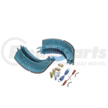 KT4515X3BB200 by BENDIX - Drum Brake Shoe Kit - Relined, 16-1/2 in. x 7 in., With Hardware, For Fruehauf XEM 3rd Design Brakes