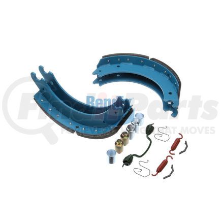 KT4720QBA233 by BENDIX - Drum Brake Shoe Kit - Relined, 16-1/2 in. x 5 in., With Hardware, For Rockwell / Meritor "Q" Brakes